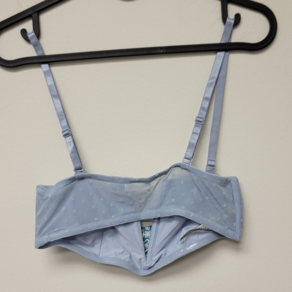 Free People Sierra Bandeau Bra The Rain blue S - Picture 6 of 14